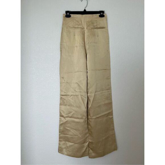 Sandro Trouville Satin Wide Leg Pants NEW - Picture 8 of 12